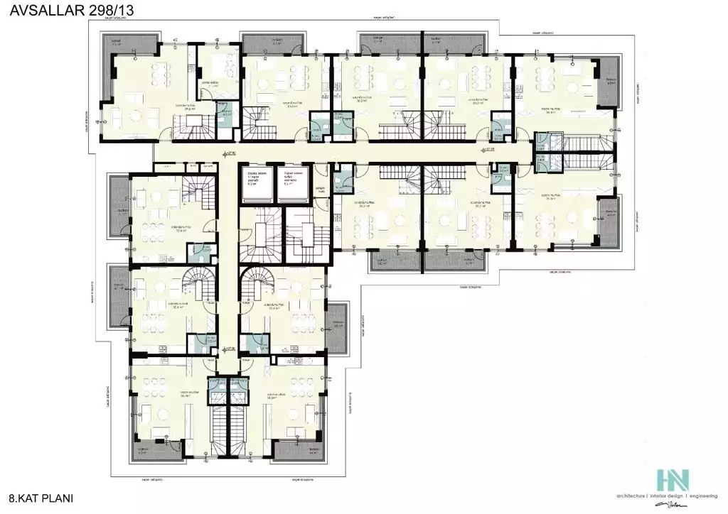 Квартира 47м² в Турции, Авсаллар. Стоимостью 95000€ аренда фото-42