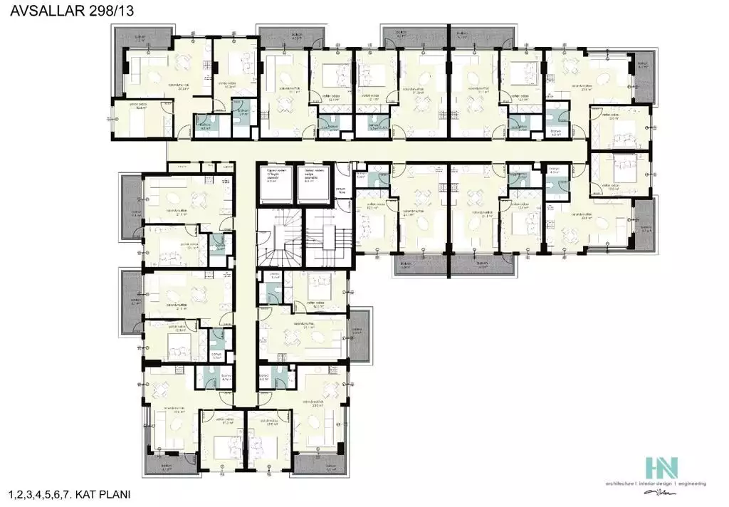 Квартира 47м² в Турции, Авсаллар. Стоимостью 95000€ аренда фото-43