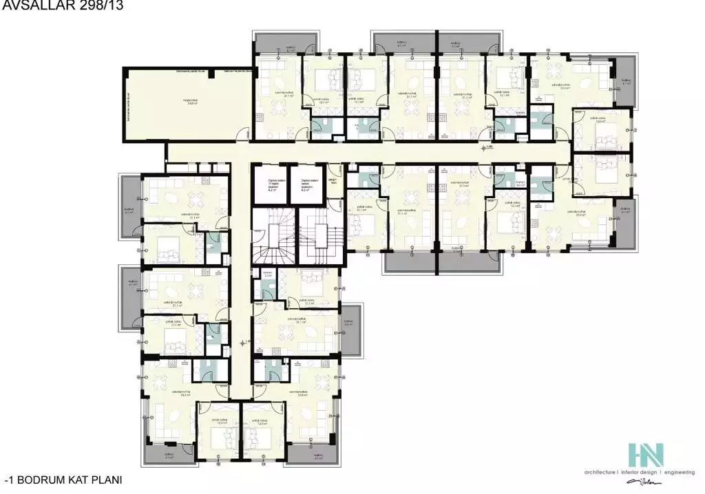 Квартира 47м² в Турции, Авсаллар. Стоимостью 95000€ аренда фото-44