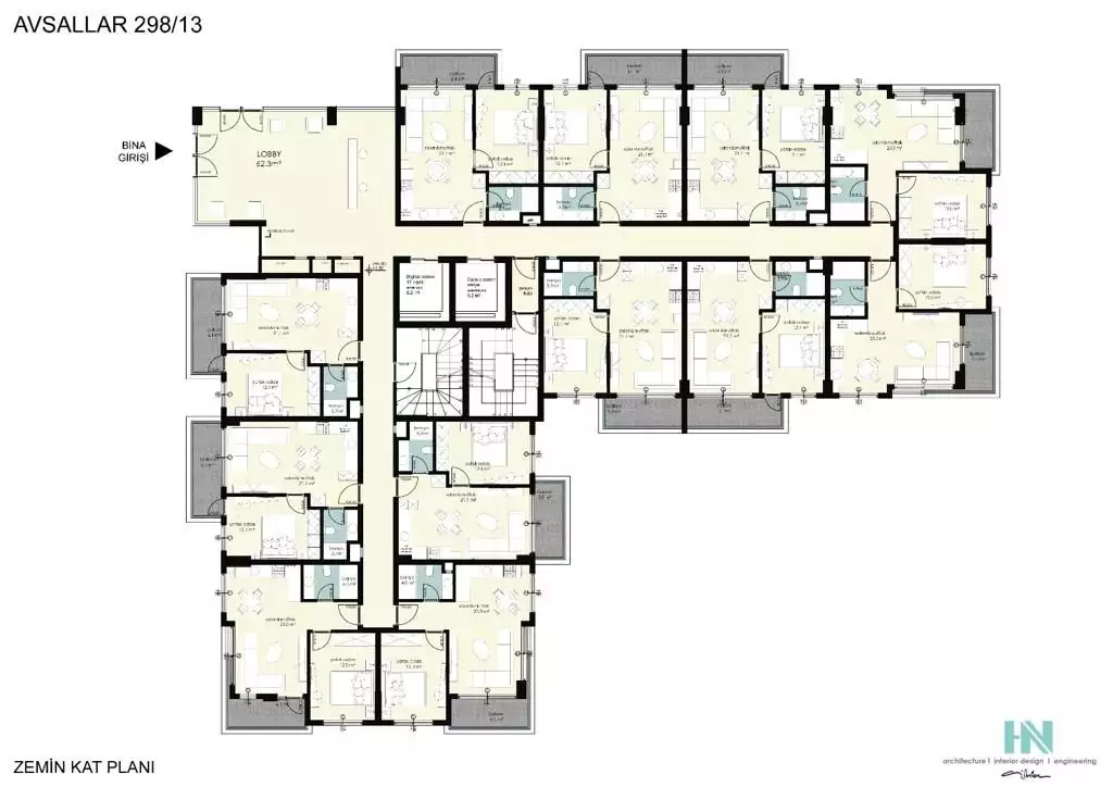 Квартира 47м² в Турции, Авсаллар. Стоимостью 95000€ аренда фото-45