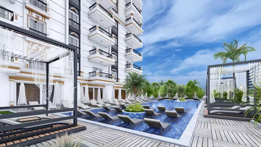 Квартира 58м² в Турции, Авсаллар. Стоимостью 90000€ аренда фото-2