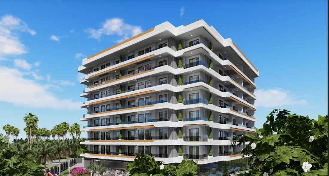 Квартира 51м² в Турции, Газипаша. Стоимостью 119000€ аренда фото-1