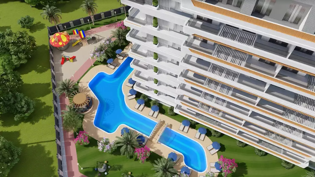 Квартира 51м² в Турции, Газипаша. Стоимостью 119000€ аренда фото-2