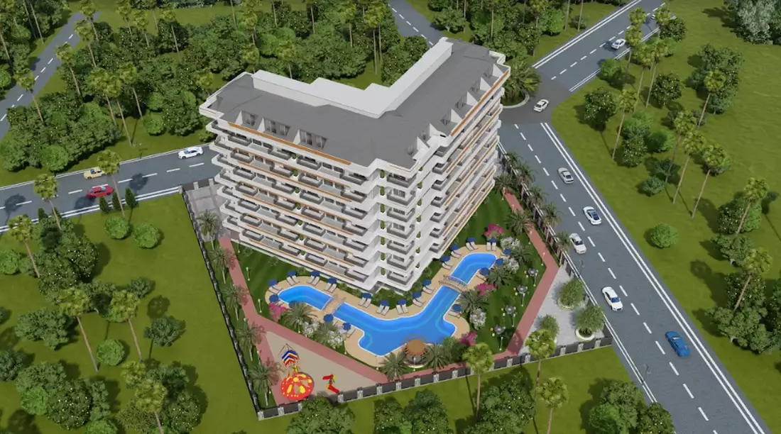 Квартира 51м² в Турции, Газипаша. Стоимостью 119000€ аренда фото-7