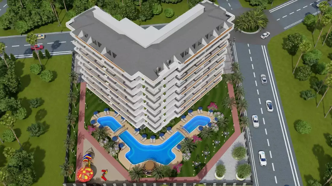 Квартира 51м² в Турции, Газипаша. Стоимостью 119000€ аренда фото-8