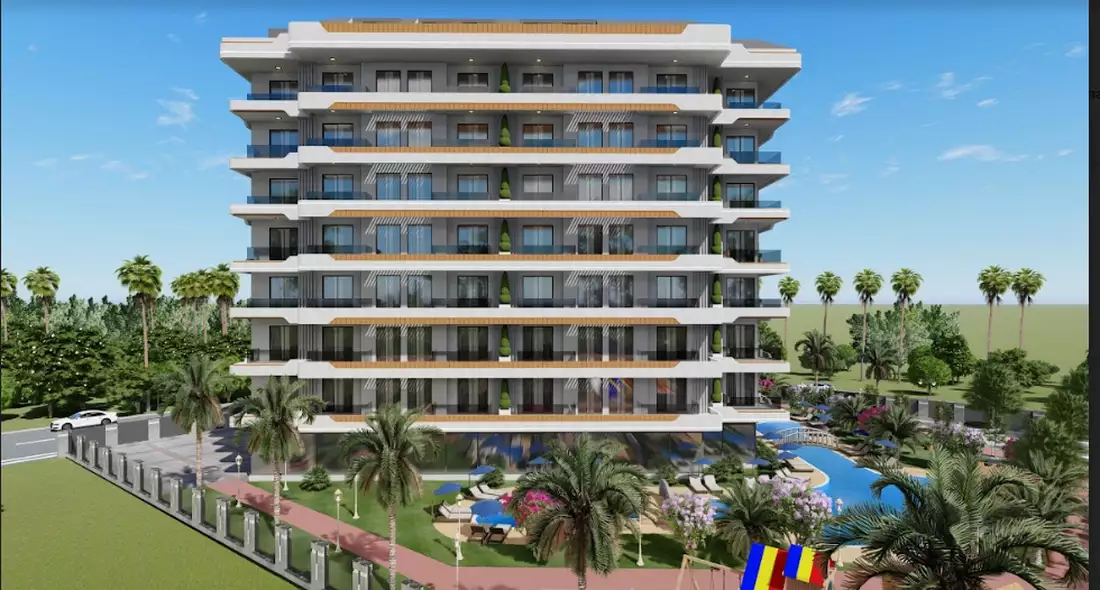 Квартира 51м² в Турции, Газипаша. Стоимостью 119000€ аренда фото-10