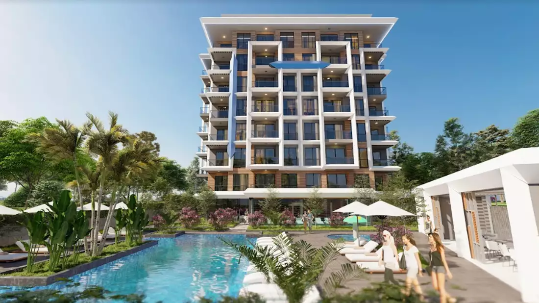 Квартира 46м² в Турции, Авсаллар. Стоимостью 94375€ аренда фото-3