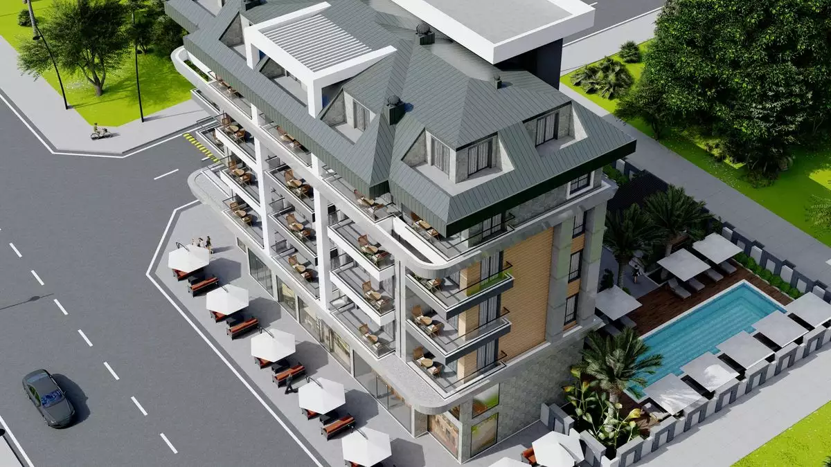 Квартира 133м² в Турции, Каргыджак. Стоимостью 115000€ аренда фото-3