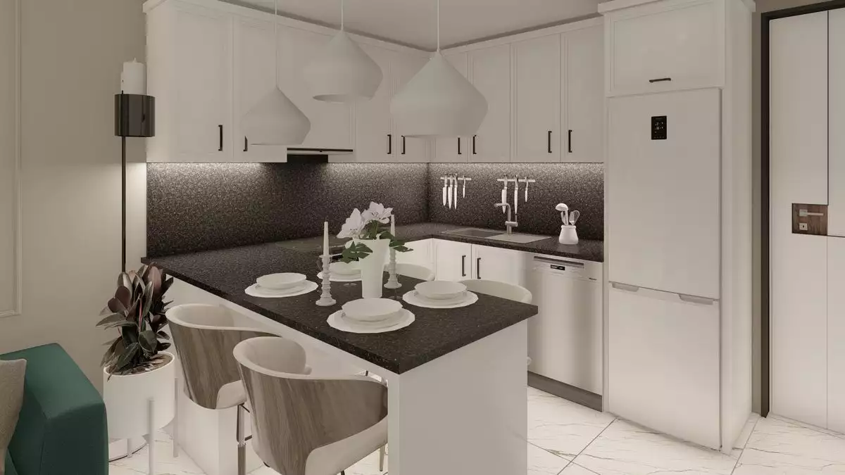 Квартира 133м² в Турции, Каргыджак. Стоимостью 115000€ аренда фото-15