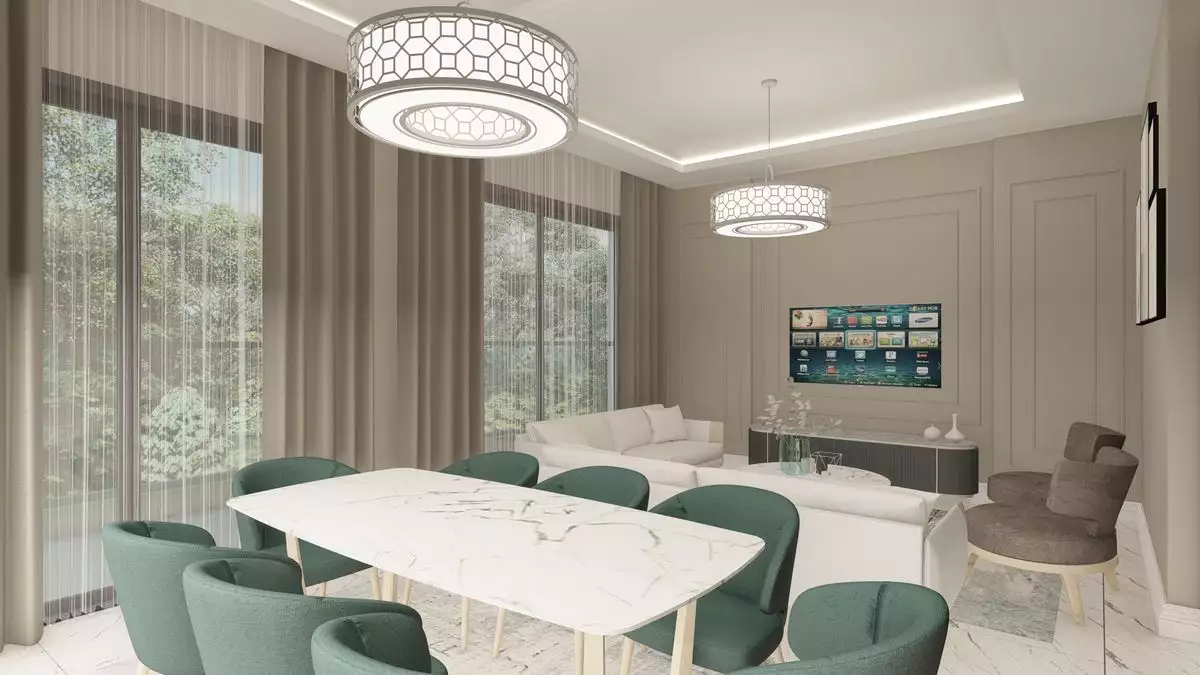 Квартира 133м² в Турции, Каргыджак. Стоимостью 115000€ аренда фото-24