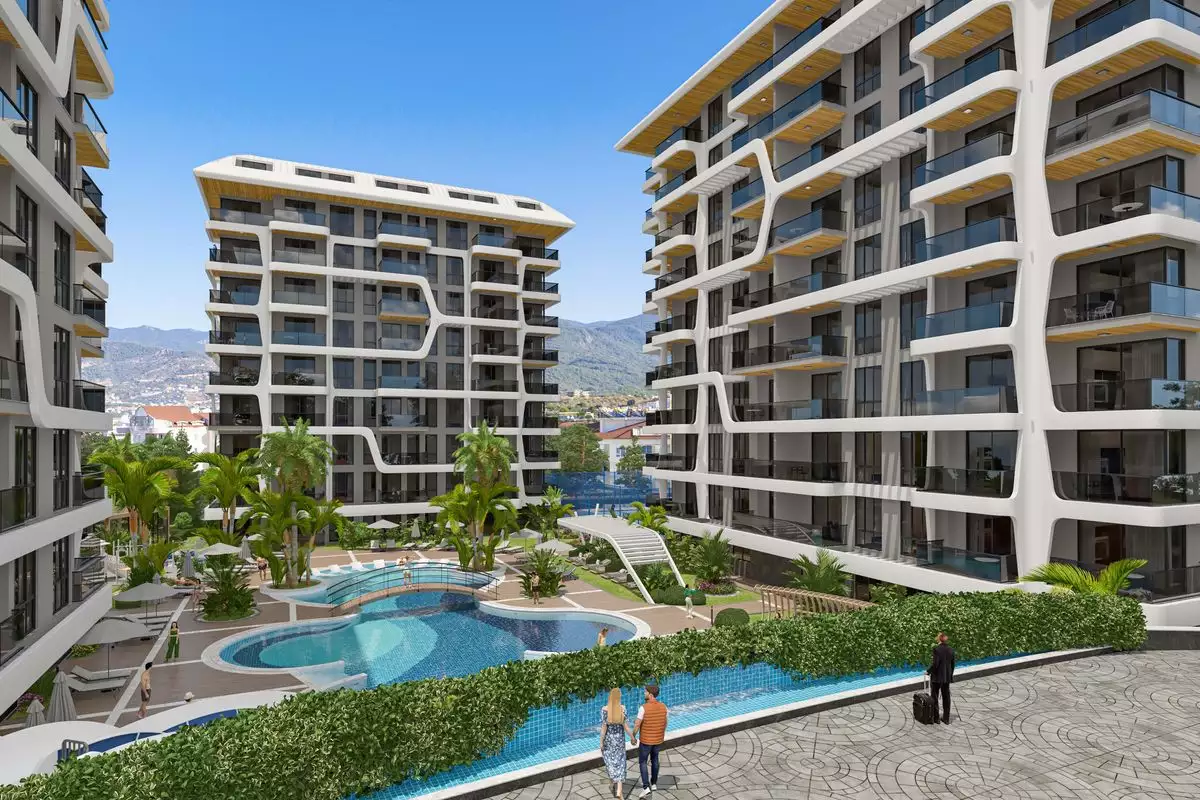 Квартира 58м² в Турции, Тосмур. Стоимостью 265500€ аренда фото-2