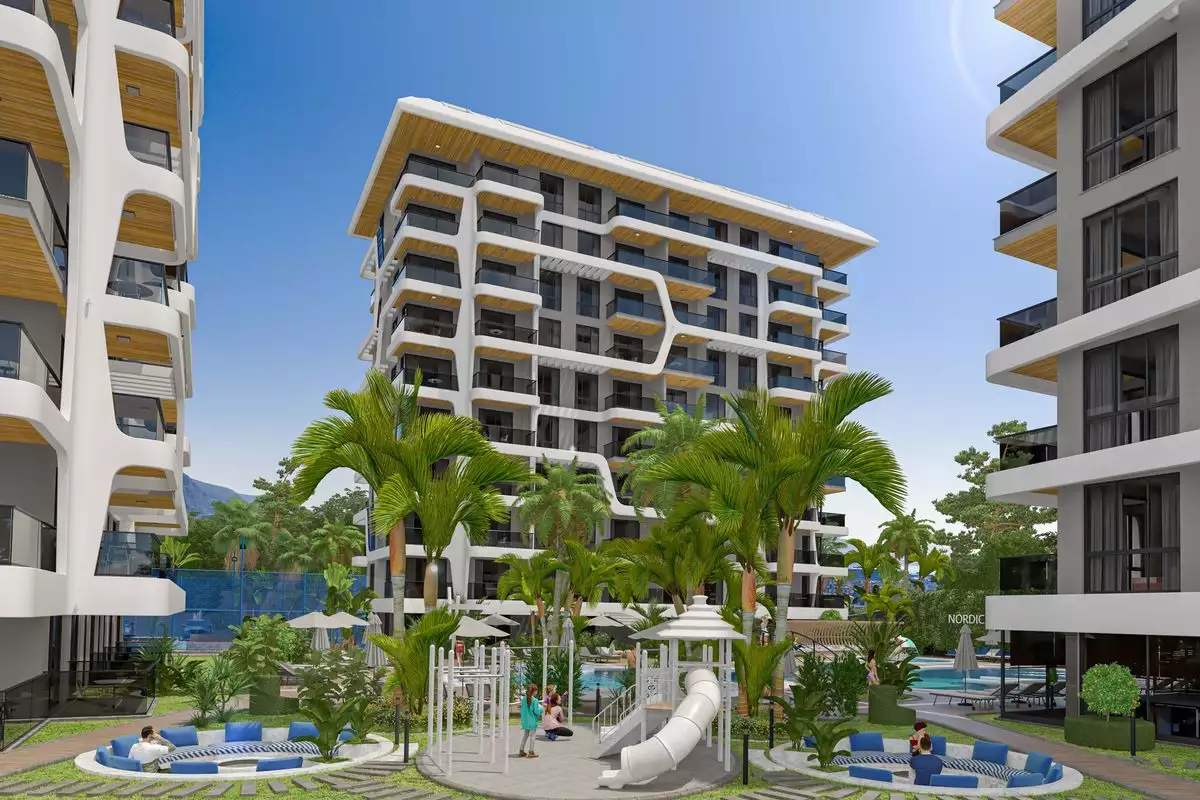 Квартира 58м² в Турции, Тосмур. Стоимостью 265500€ аренда фото-3
