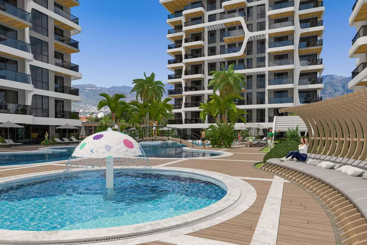 Квартира 58м² в Турции, Тосмур. Стоимостью 265500€ аренда фото-4