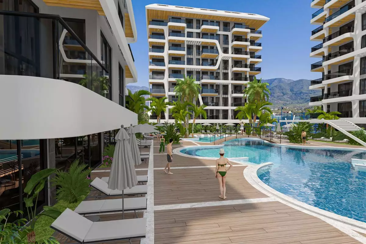 Квартира 58м² в Турции, Тосмур. Стоимостью 265500€ аренда фото-7