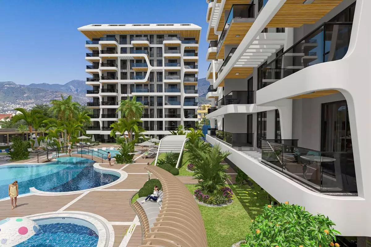 Квартира 58м² в Турции, Тосмур. Стоимостью 265500€ аренда фото-8