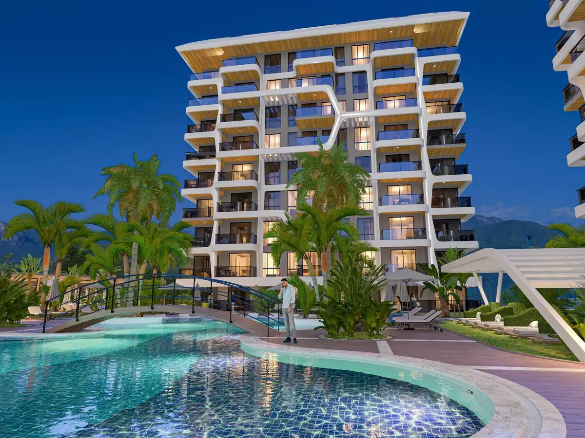 Квартира 58м² в Турции, Тосмур. Стоимостью 265500€ аренда фото-16