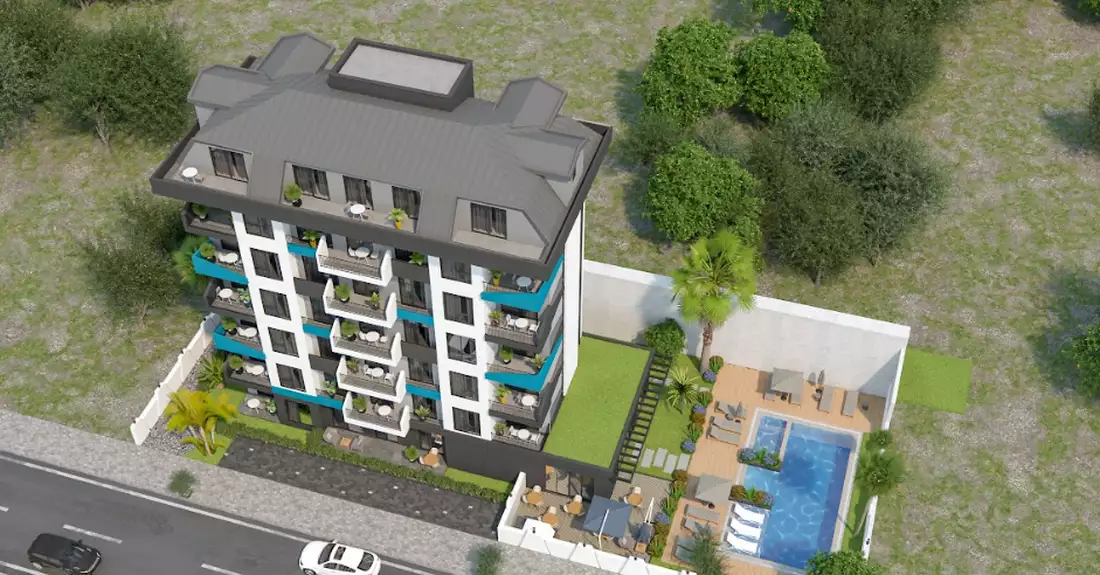 Квартира 48м² в Турции, Авсаллар. Стоимостью 91000€ аренда фото-3