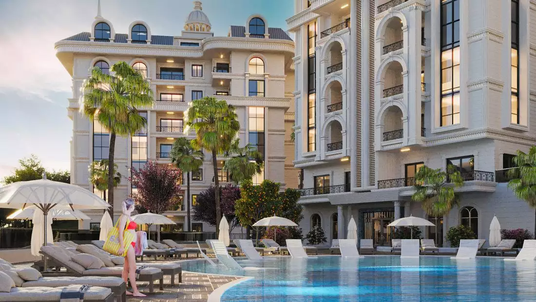 Квартира 46м² в Турции, Чиплаклы. Стоимостью 172000€ аренда фото-1