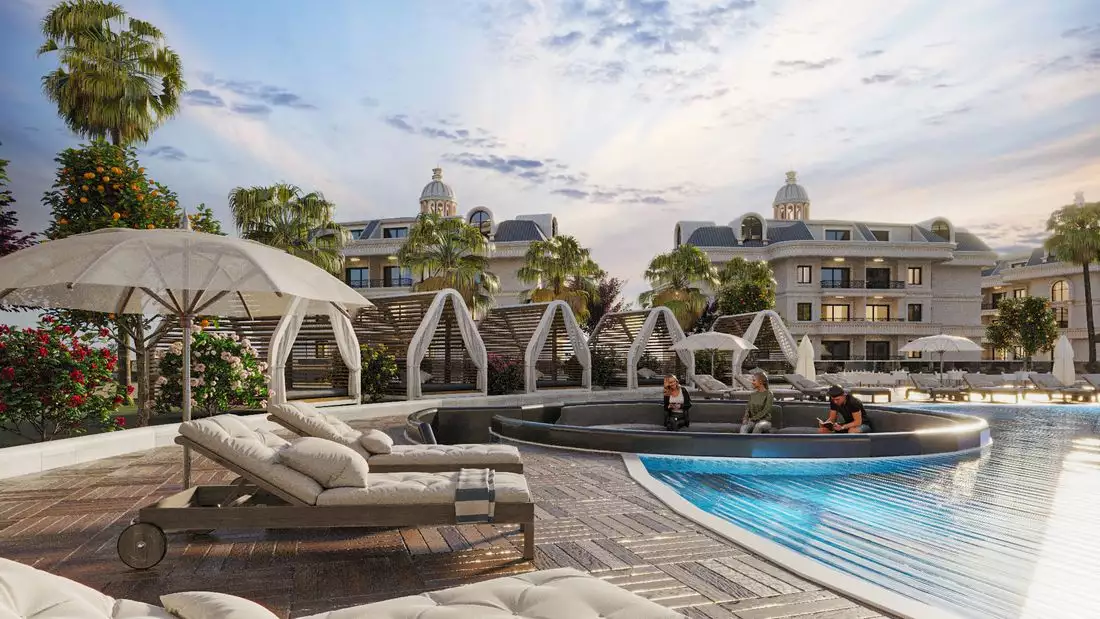 Квартира 46м² в Турции, Чиплаклы. Стоимостью 172000€ аренда фото-2