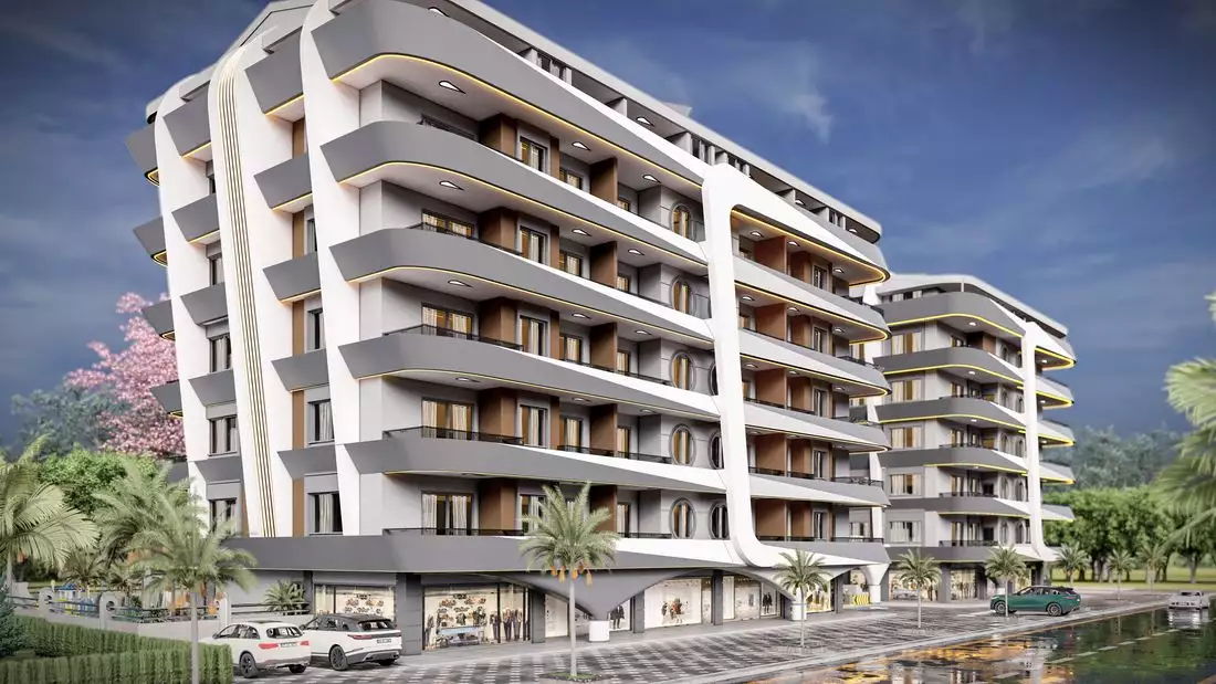 Квартира 52м² в Турции, Газипаша. Стоимостью 129000€ аренда фото-1