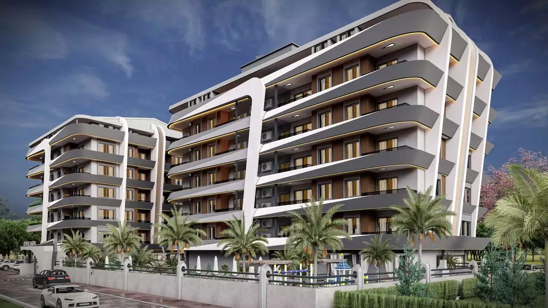Квартира 52м² в Турции, Газипаша. Стоимостью 129000€ аренда фото-2