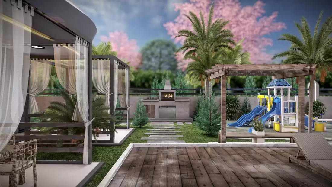 Квартира 52м² в Турции, Газипаша. Стоимостью 129000€ аренда фото-4