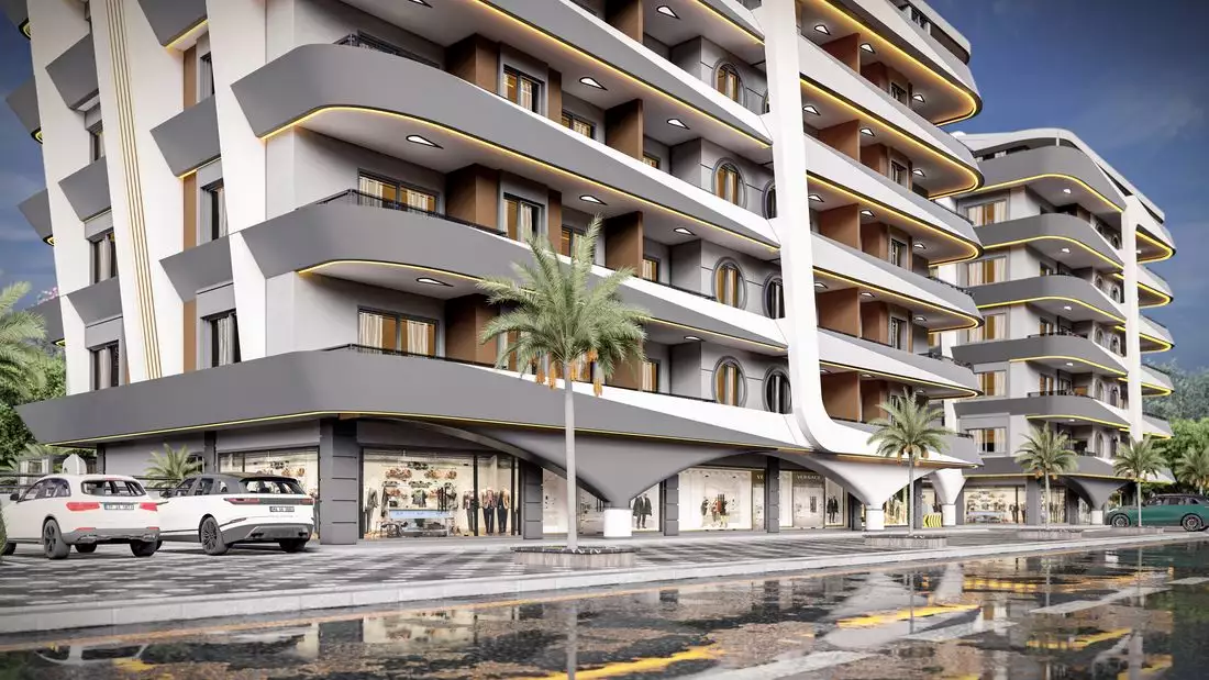 Квартира 52м² в Турции, Газипаша. Стоимостью 129000€ аренда фото-10