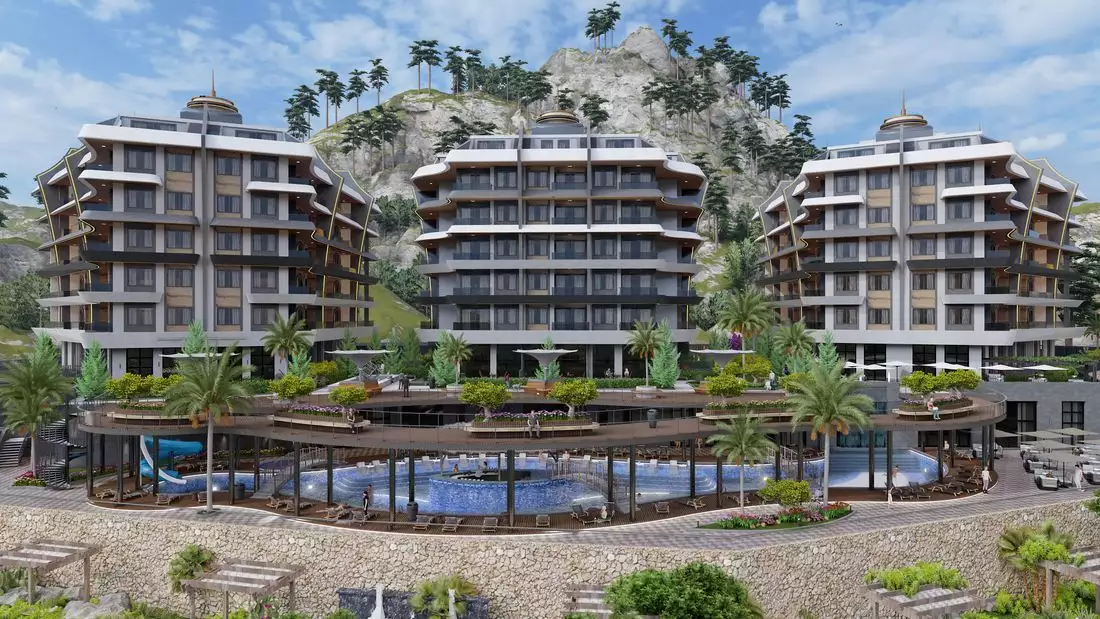 Квартира 46м² в Турции, Махмутлар. Стоимостью 100000€ аренда фото-1
