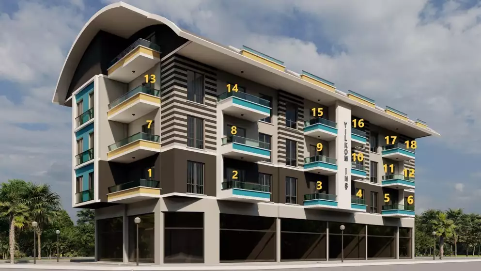 Квартира 59м² в Турции, Паяллар. Стоимостью 65000€ аренда фото-3