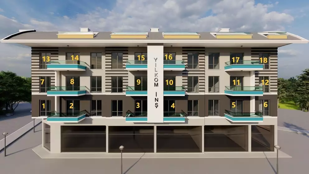 Квартира 59м² в Турции, Паяллар. Стоимостью 65000€ аренда фото-4