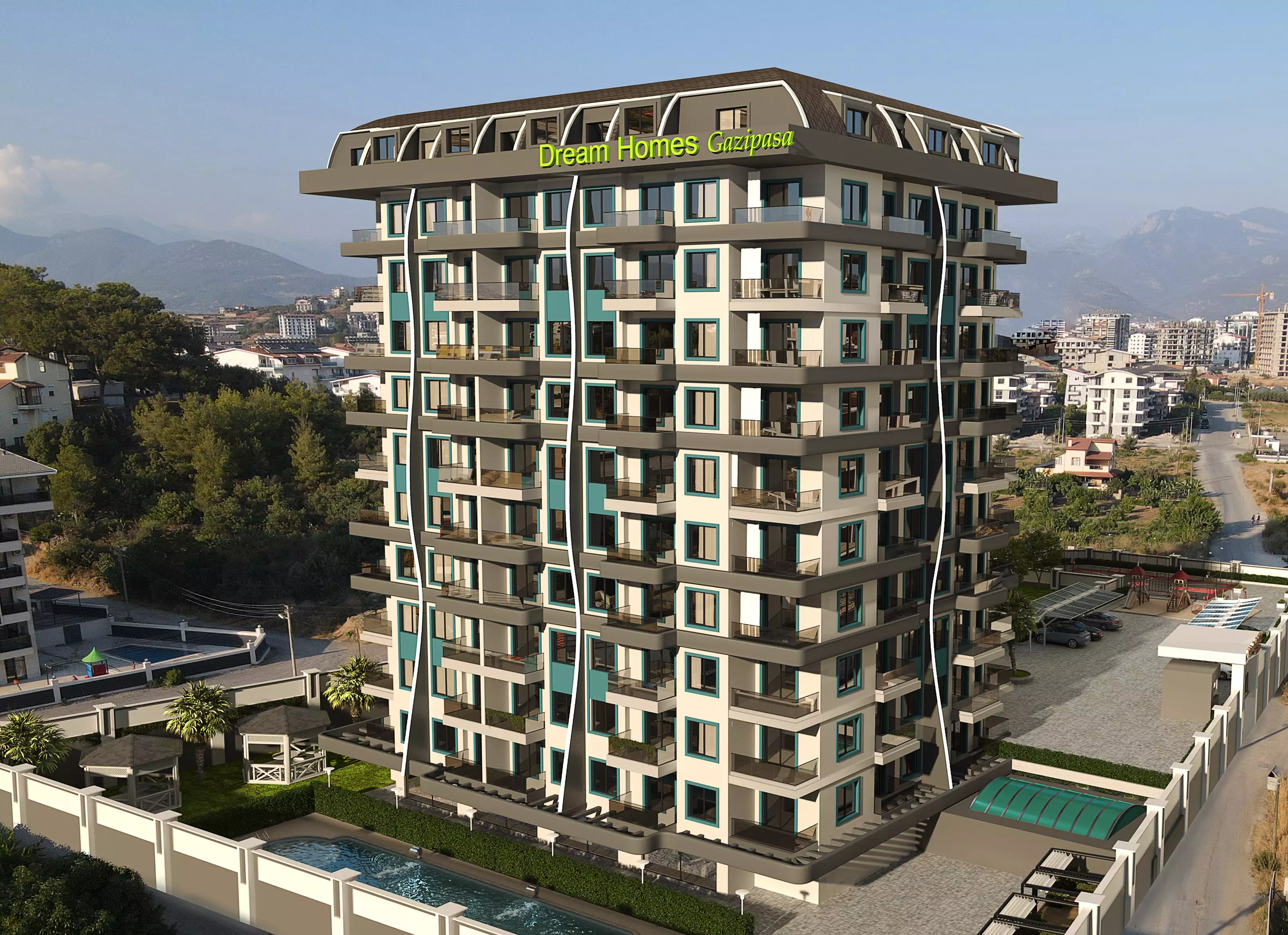 Квартира 43м² в Турции, Газипаша. Стоимостью 114000€ аренда фото-7