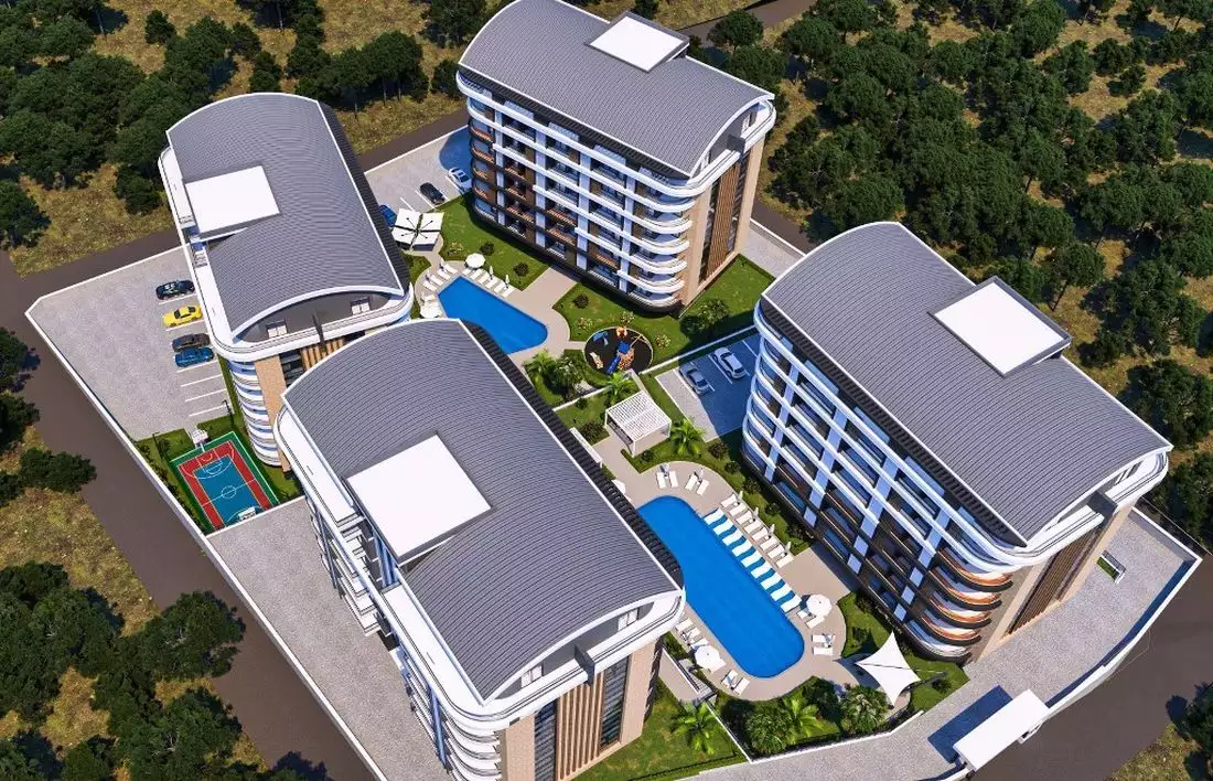 Квартира 62м² в Турции, Чиплаклы. Стоимостью 116000€ аренда фото-8