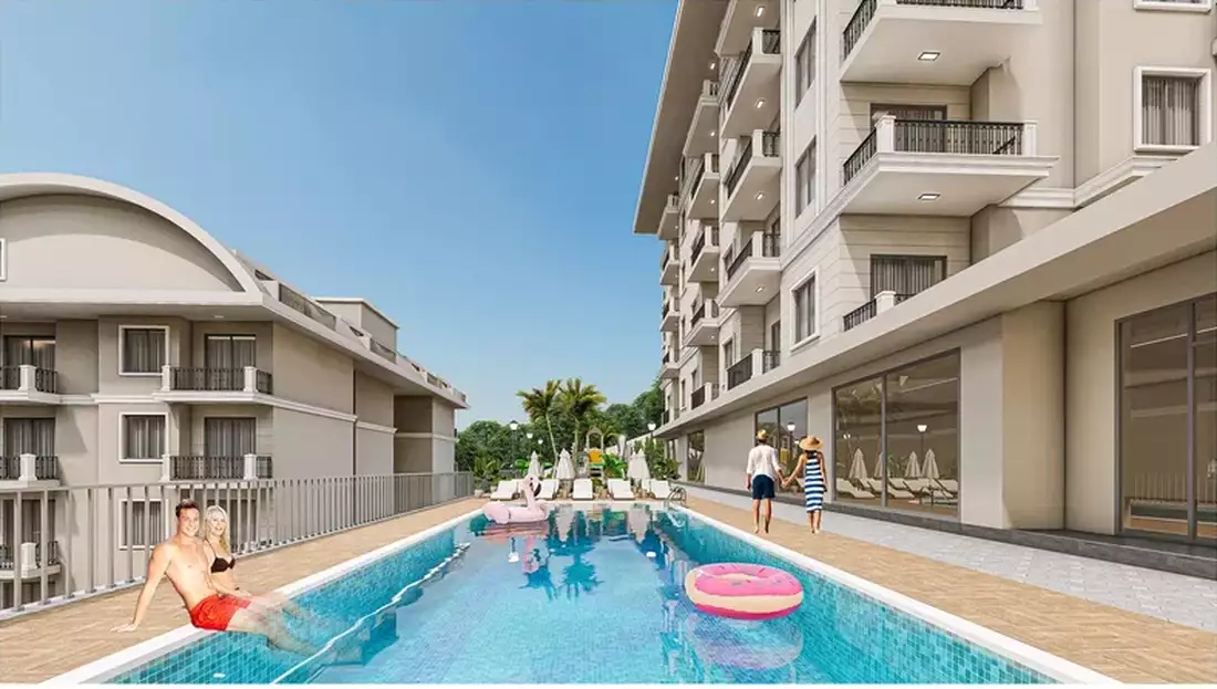 Квартира 58м² в Турции, Конаклы. Стоимостью 129000€ аренда фото-16