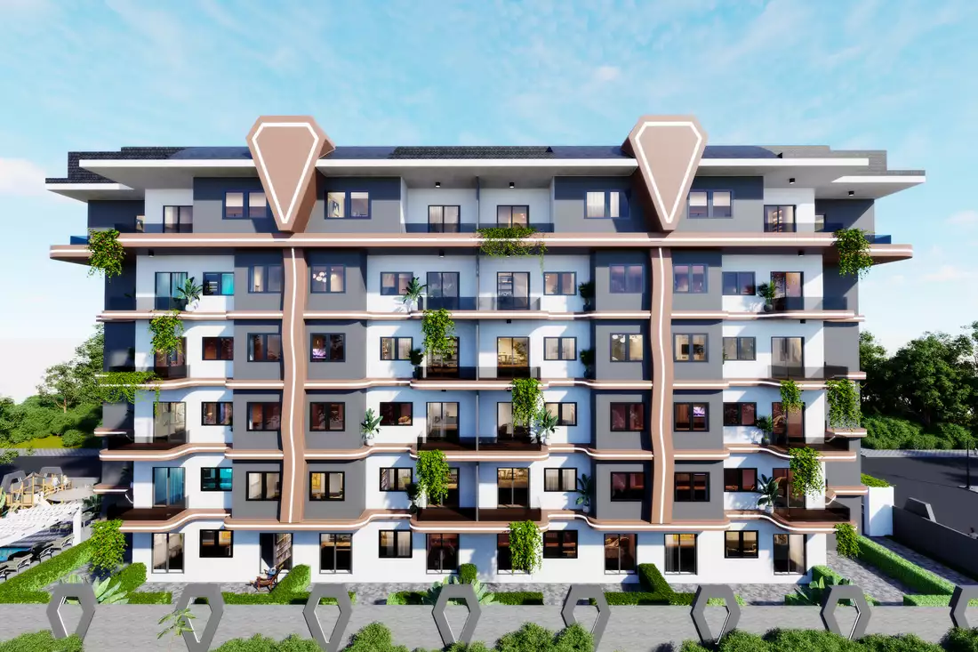 Квартира 55м² в Турции, Газипаша. Стоимостью 140000€ аренда фото-1