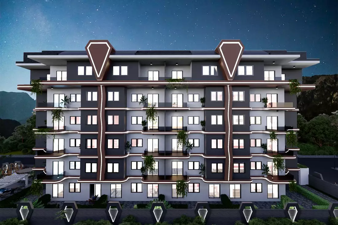 Квартира 55м² в Турции, Газипаша. Стоимостью 140000€ аренда фото-2
