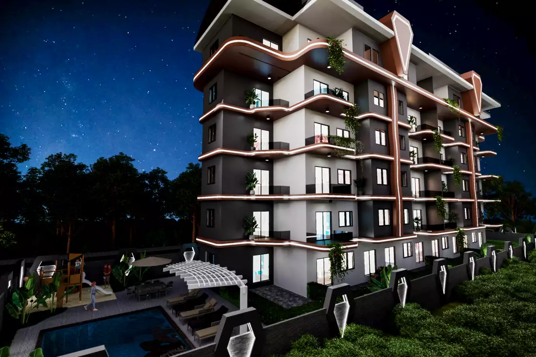 Квартира 55м² в Турции, Газипаша. Стоимостью 140000€ аренда фото-5