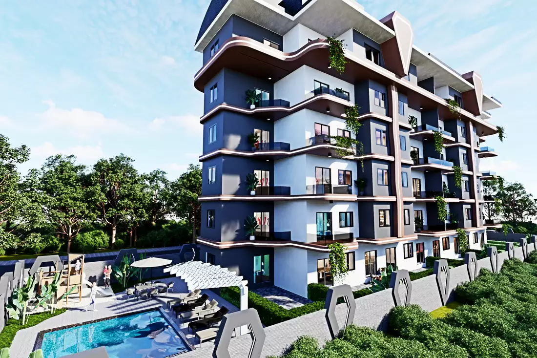 Квартира 55м² в Турции, Газипаша. Стоимостью 140000€ аренда фото-10