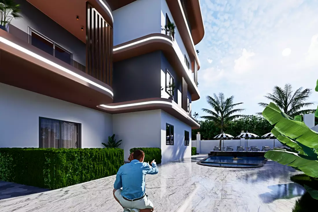 Квартира 43м² в Турции, Газипаша. Стоимостью 140000€ аренда фото-5
