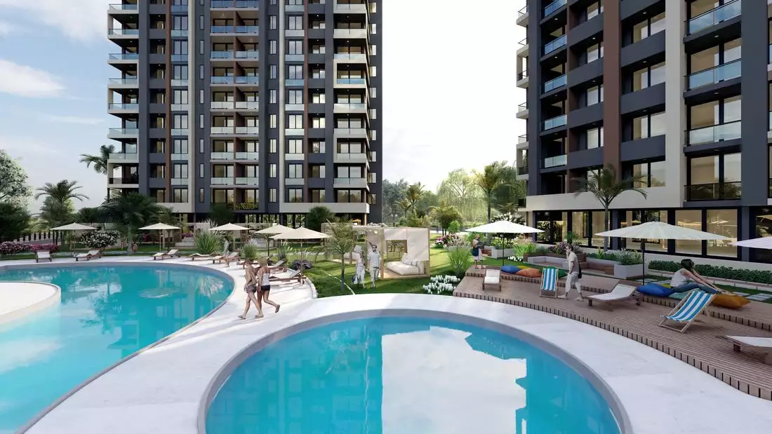 Квартира 69м² в Турции, Мерсин. Стоимостью 77000€ аренда фото-4