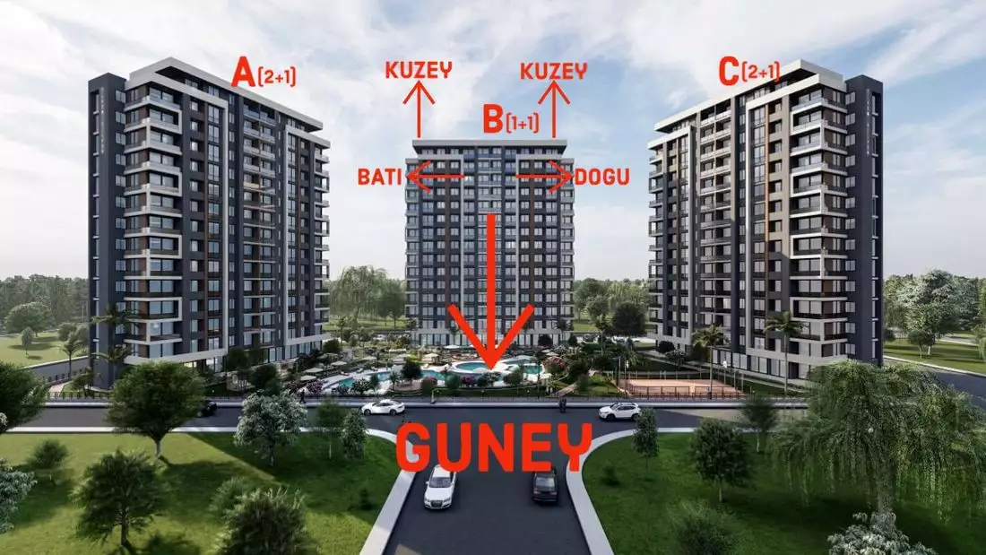 Квартира 69м² в Турции, Мерсин. Стоимостью 77000€ аренда фото-5