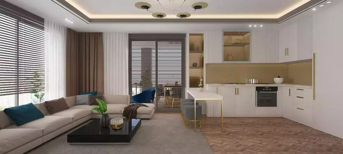 Квартира 92м² в Турции, Мерсин. Стоимостью 77000€ аренда фото-4