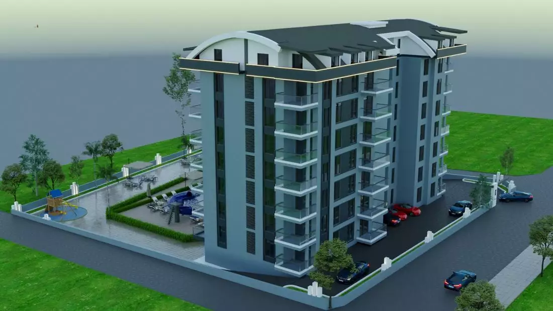Квартира 60м² в Турции, Газипаша. Стоимостью 78000€ аренда фото-2