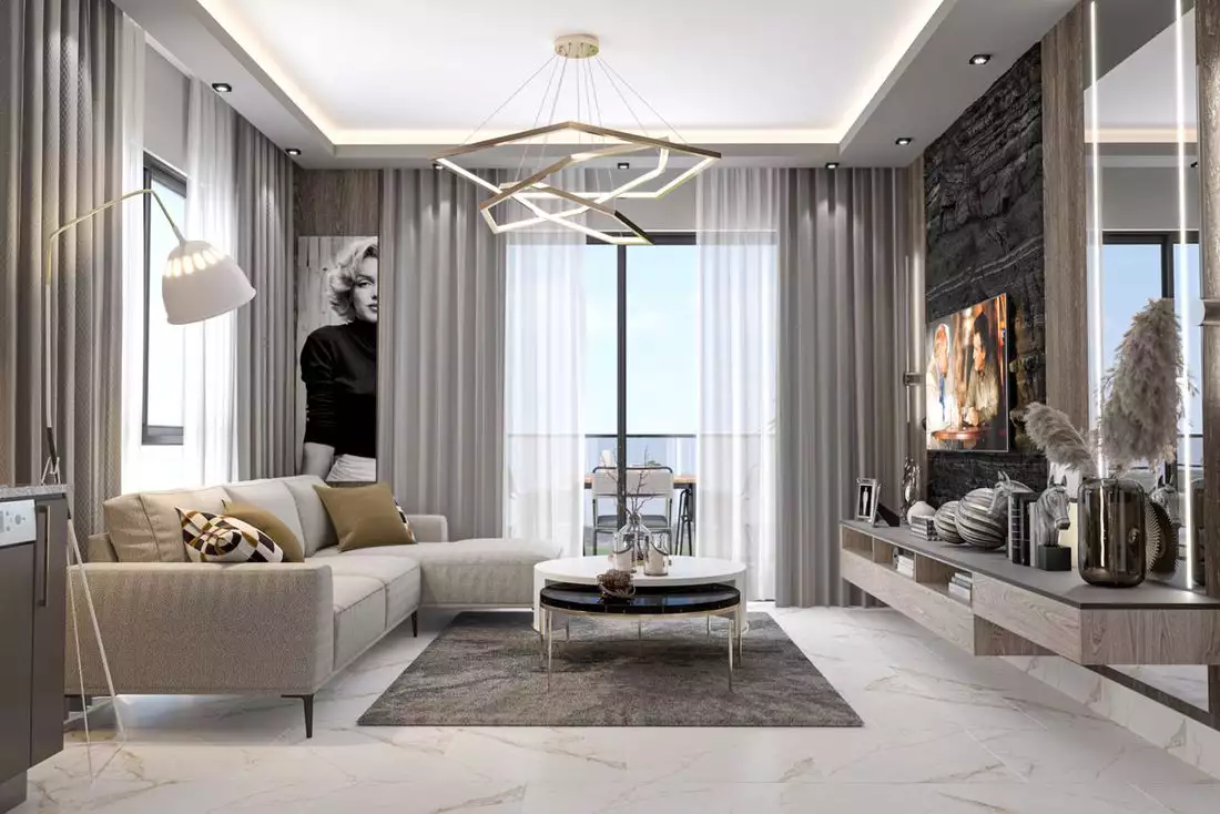 Квартира 48м² в Турции, Авсаллар. Стоимостью 105000€ аренда фото-20