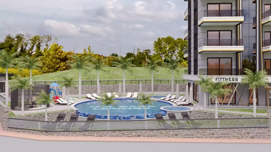 Квартира 55м² в Турции, Демирташ. Стоимостью 98500€ аренда фото-16