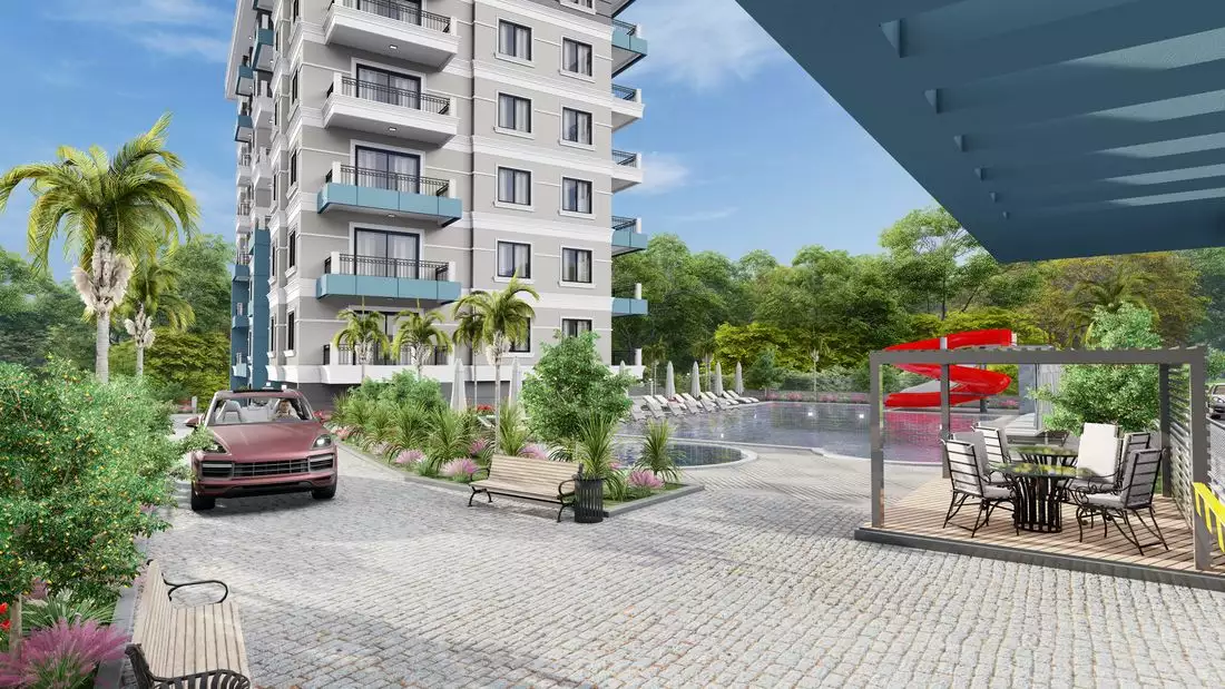 Квартира 62м² в Турции, Демирташ. Стоимостью 92565€ аренда фото-16