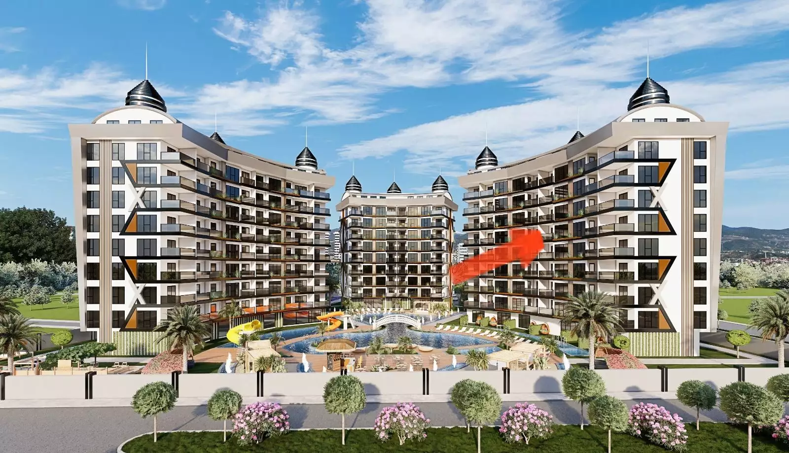 Квартира 55м² в Турции, Паяллар. Стоимостью 121000€ аренда фото-2