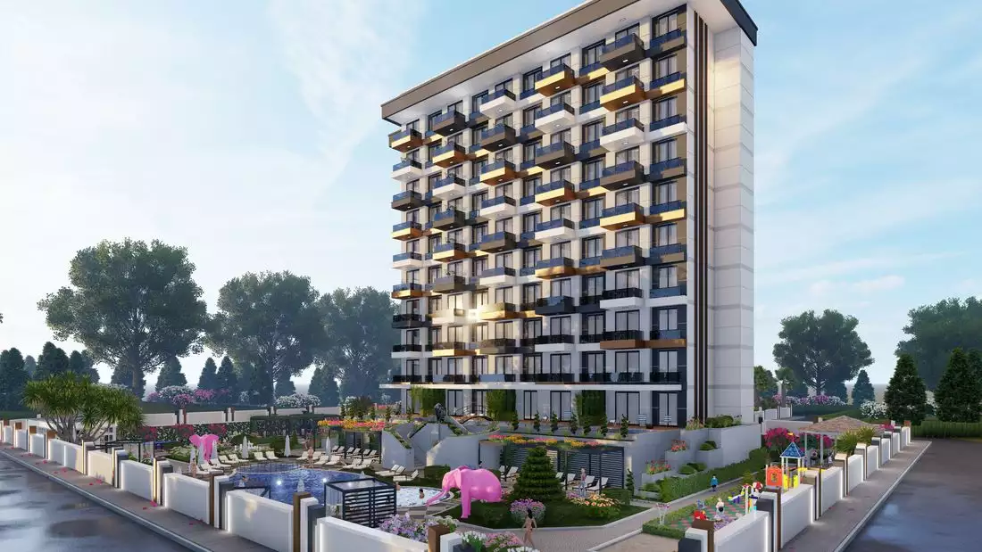 Квартира 48м² в Турции, Газипаша. Стоимостью 136000€ аренда фото-1