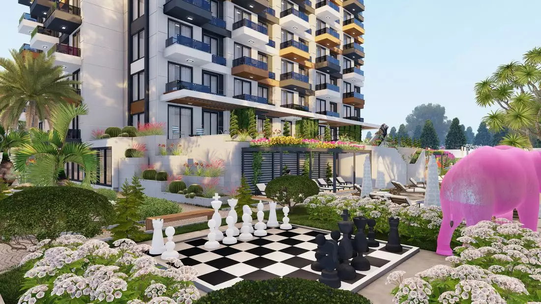 Квартира 48м² в Турции, Газипаша. Стоимостью 136000€ аренда фото-2