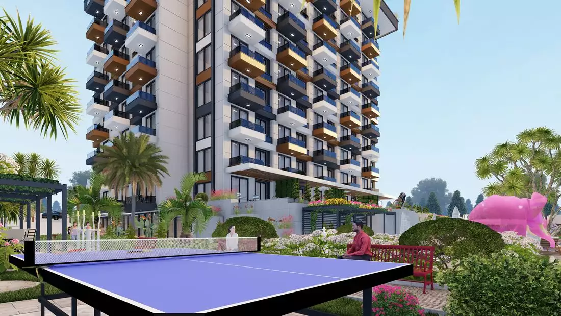 Квартира 48м² в Турции, Газипаша. Стоимостью 136000€ аренда фото-4