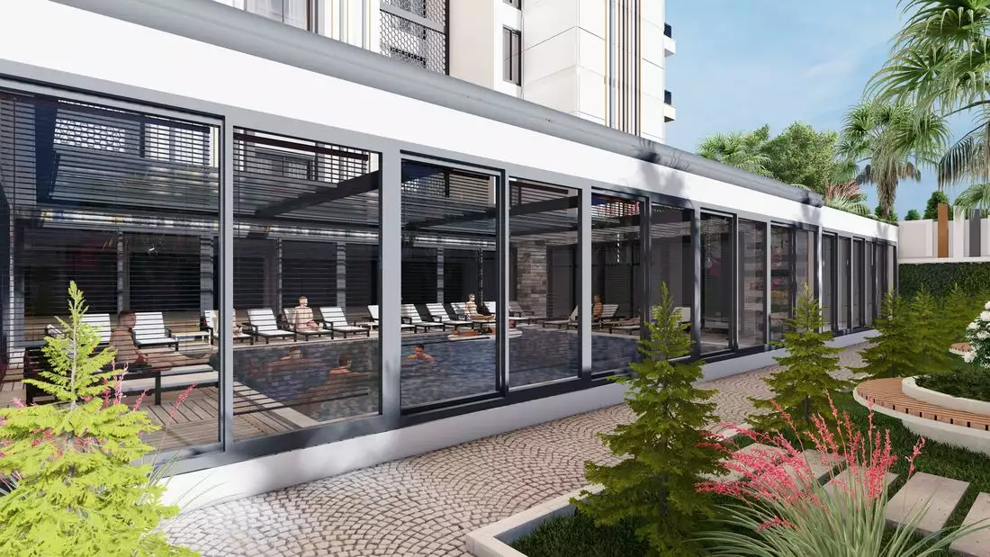 Квартира 48м² в Турции, Газипаша. Стоимостью 136000€ аренда фото-5